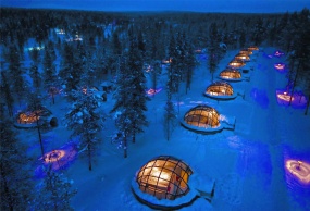 《北欧极地三国10天-入住限量凯洛穹顶玻璃冰屋极光套房》