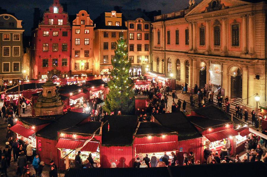 斯德哥尔摩老城圣诞市场
