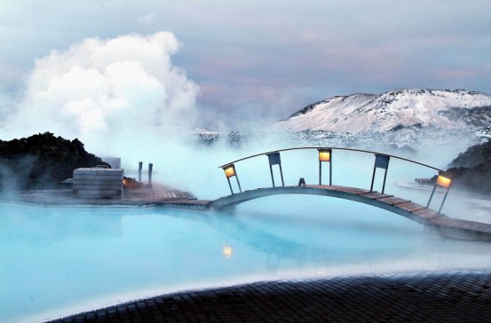 冰岛温泉